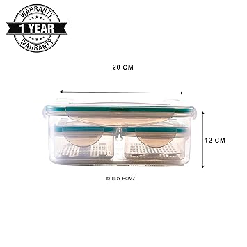 TidyHomz 3pc Food Storage Box - Green