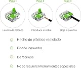 WAGO 221-422 Green Range 2-Wire 4 mm² 2-Pole Lever Splicing Connector - 100 pk view 4