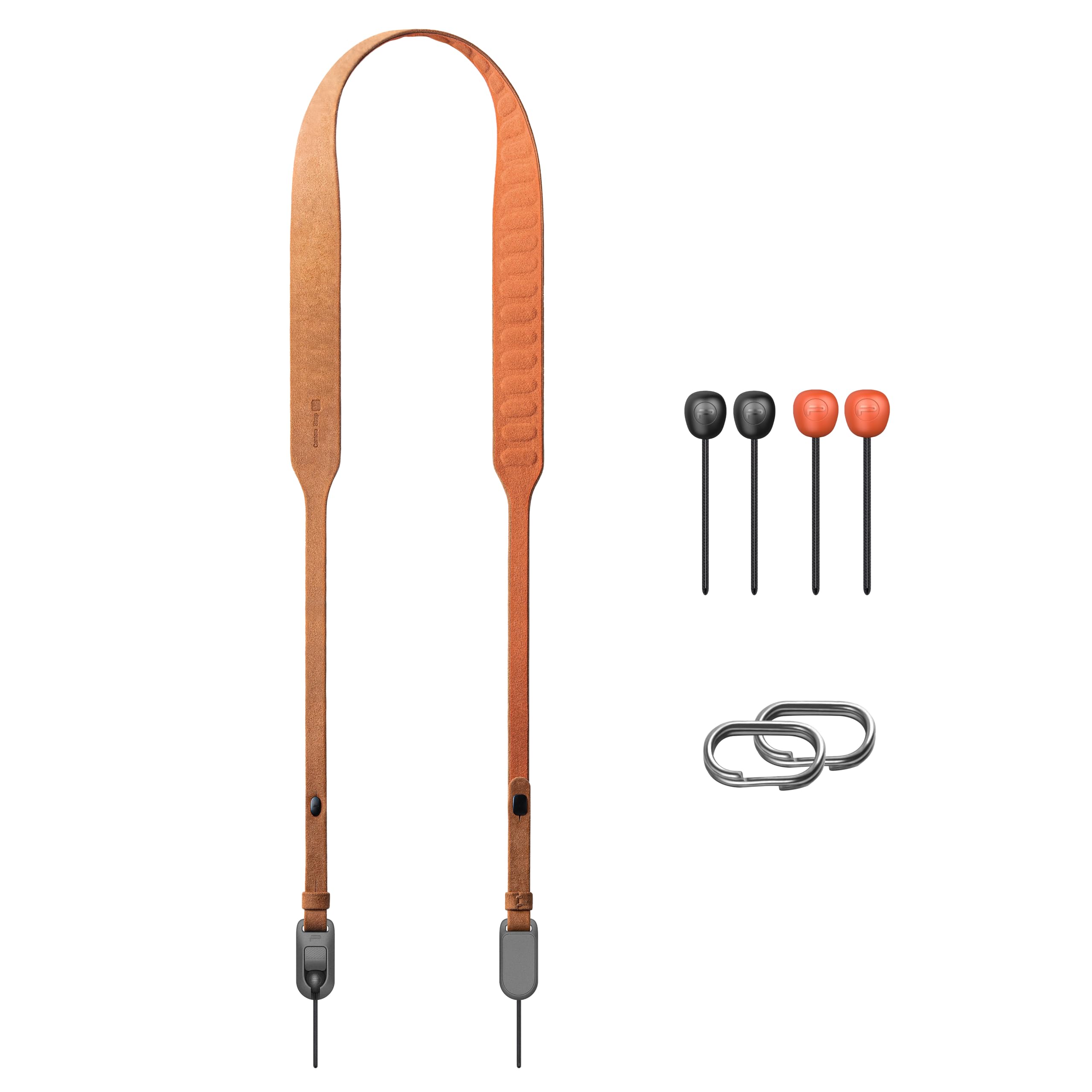 PGYTECH Retro Style Camera Shoulder Strap - Air Quick Release, Adjustable 1200~1400mm Neck Strap for Nikon/Canon/Sony/Fuji Compact Cameras (Earth Brown)