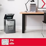 Rexel Optimum Auto Feed 100 Sheet Shredder P-4 Security Black 34 L Bin view 4