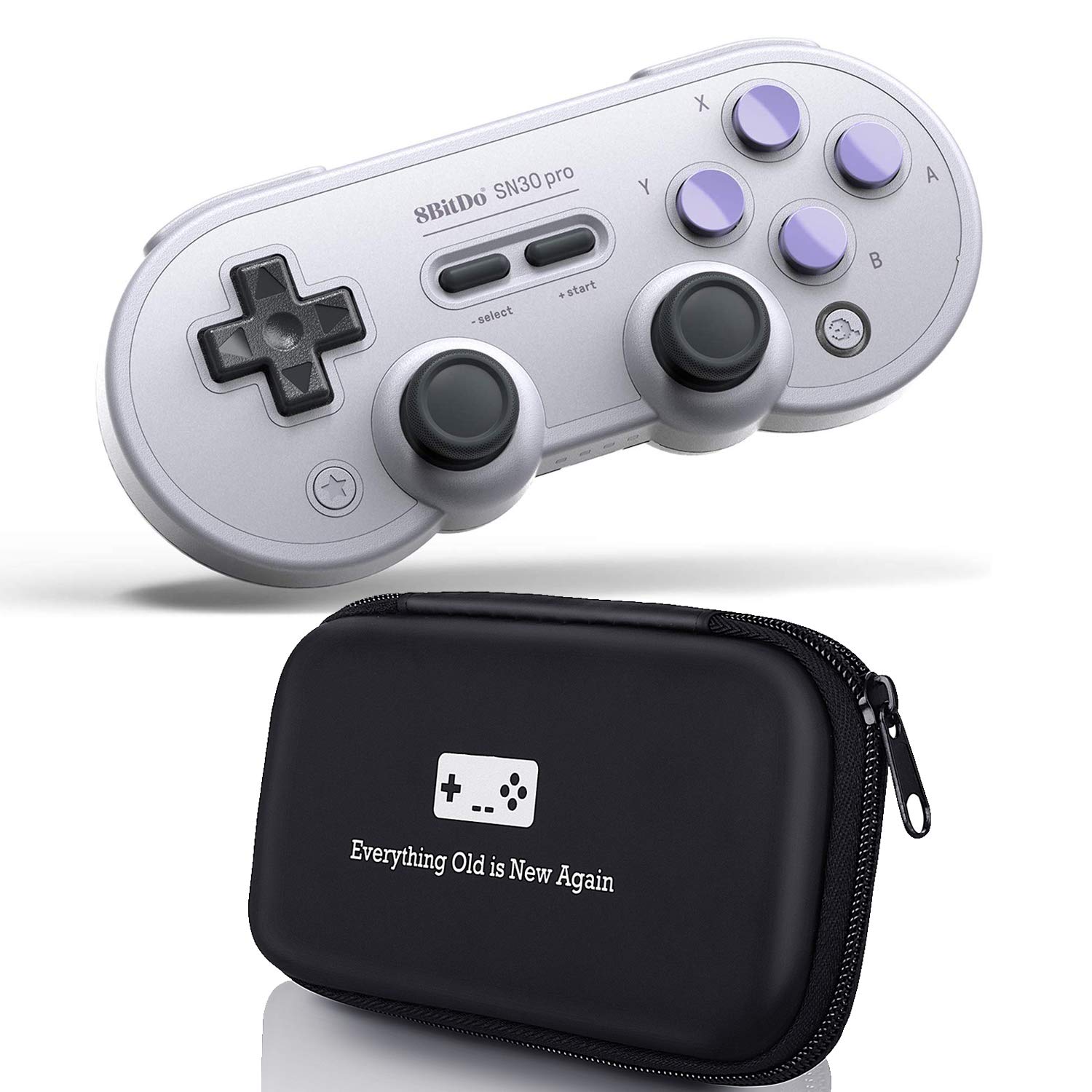 Geek Theory 8Bitdo SN30 Pro Bluetooth Gamepad (SN Edition) Bundle