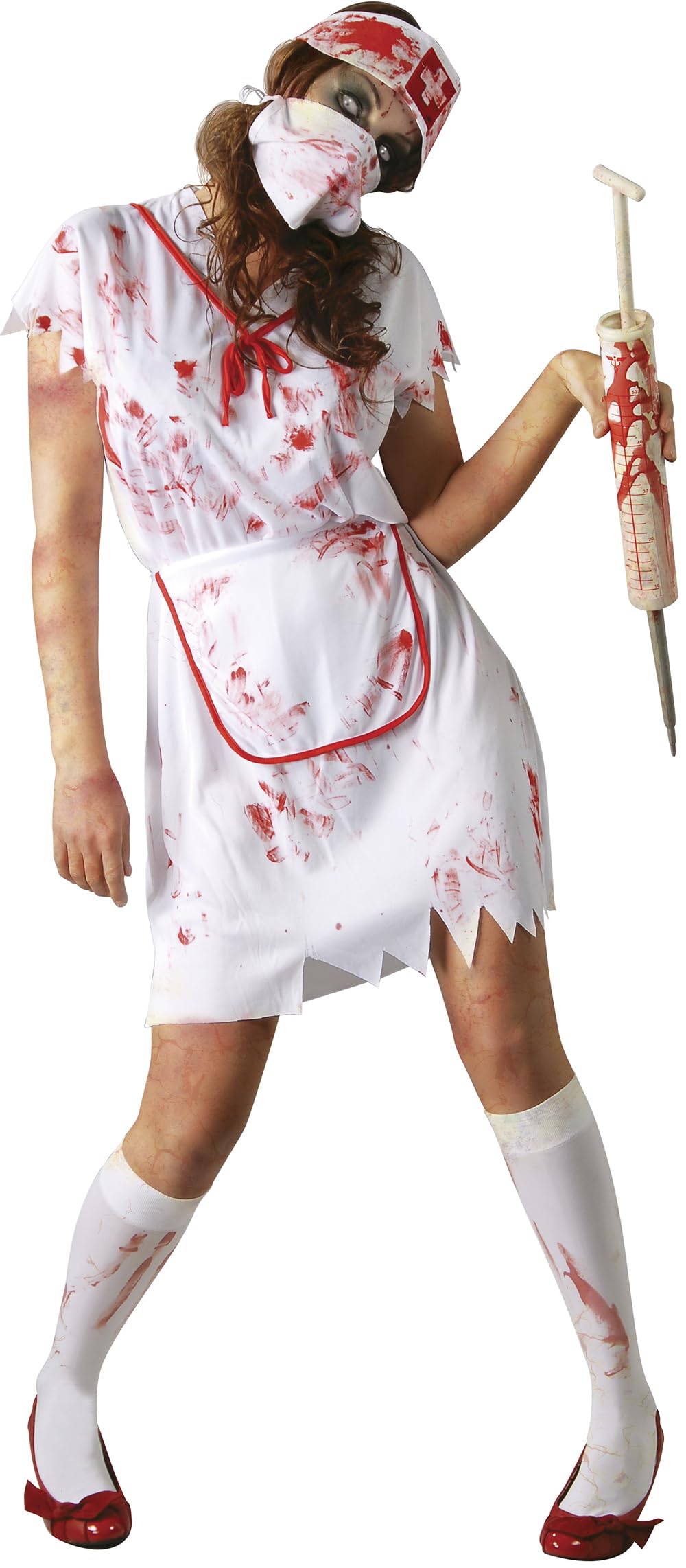 Fiestas Guirca Fancy dress woman nurse zombie size l