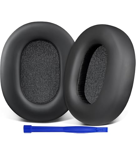SONY WH-1000XM5 ブラック+ EarProfit イヤーパッド Amazon.com: SOULWIT Lambskin Replacement Earpads for Sony WH