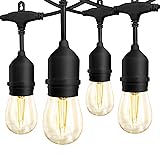 Banord Outdoor String Lights, 48FT Waterproof Patio