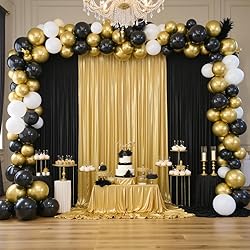 Outpain 30x12ft Gold Sequin Backdrop Curtains