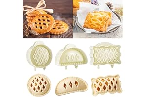 Holiday Mini Pie Mold for Baking, Hand Pie Press Mold Maker for Baking, 3/6 PCS Party Potluck Hand Pies Molds, Mini Apple Pie