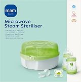 MAM Microwave Steriliser with 2 Easy Start Anti-Colic Bottles & Soother view 2