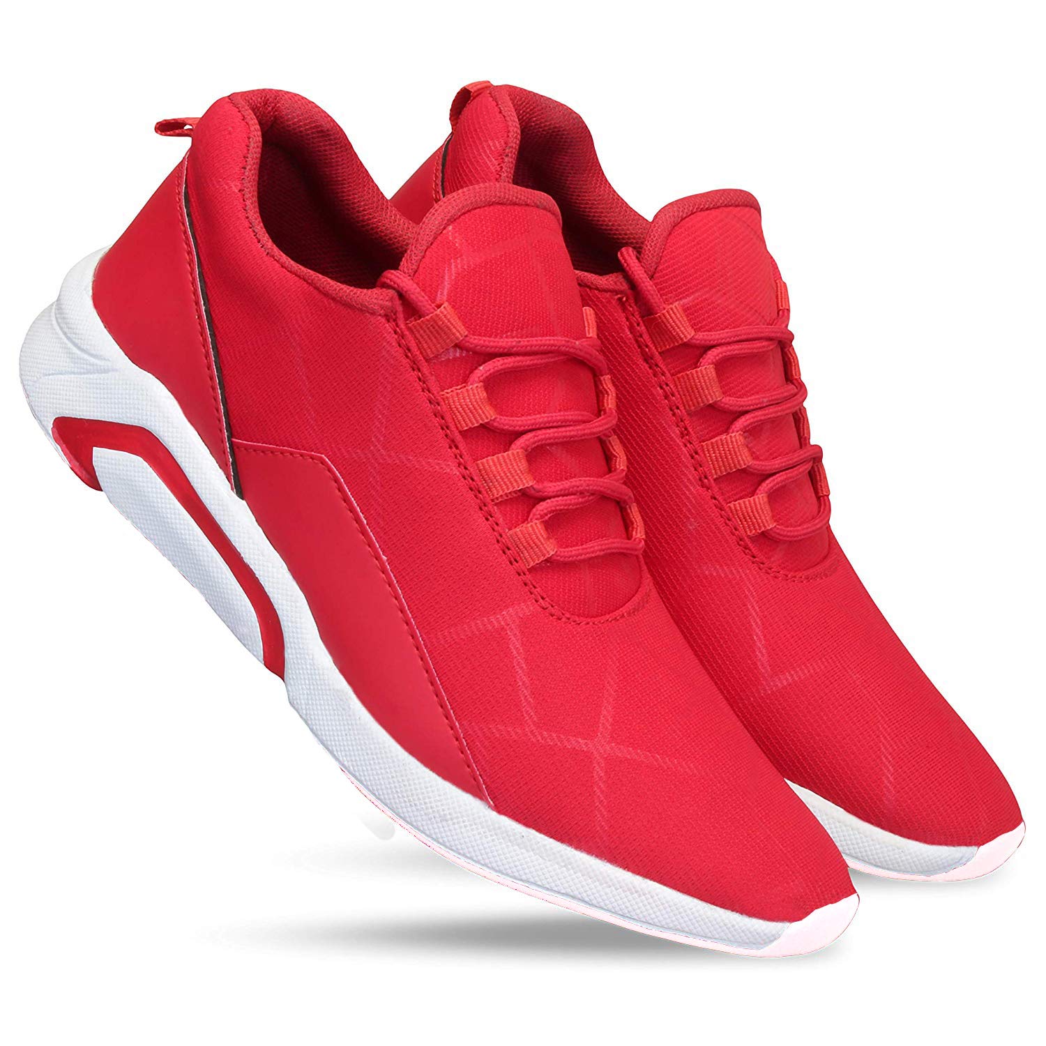 Buy Zenwear Men S Canvas Red Lace Up Sports Shoes At Amazon In