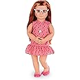 Our Generation by Battat- Sabina 18" Posable Deluxe Fashion Doll with Book & Accessories- for Age 3 Years & Up