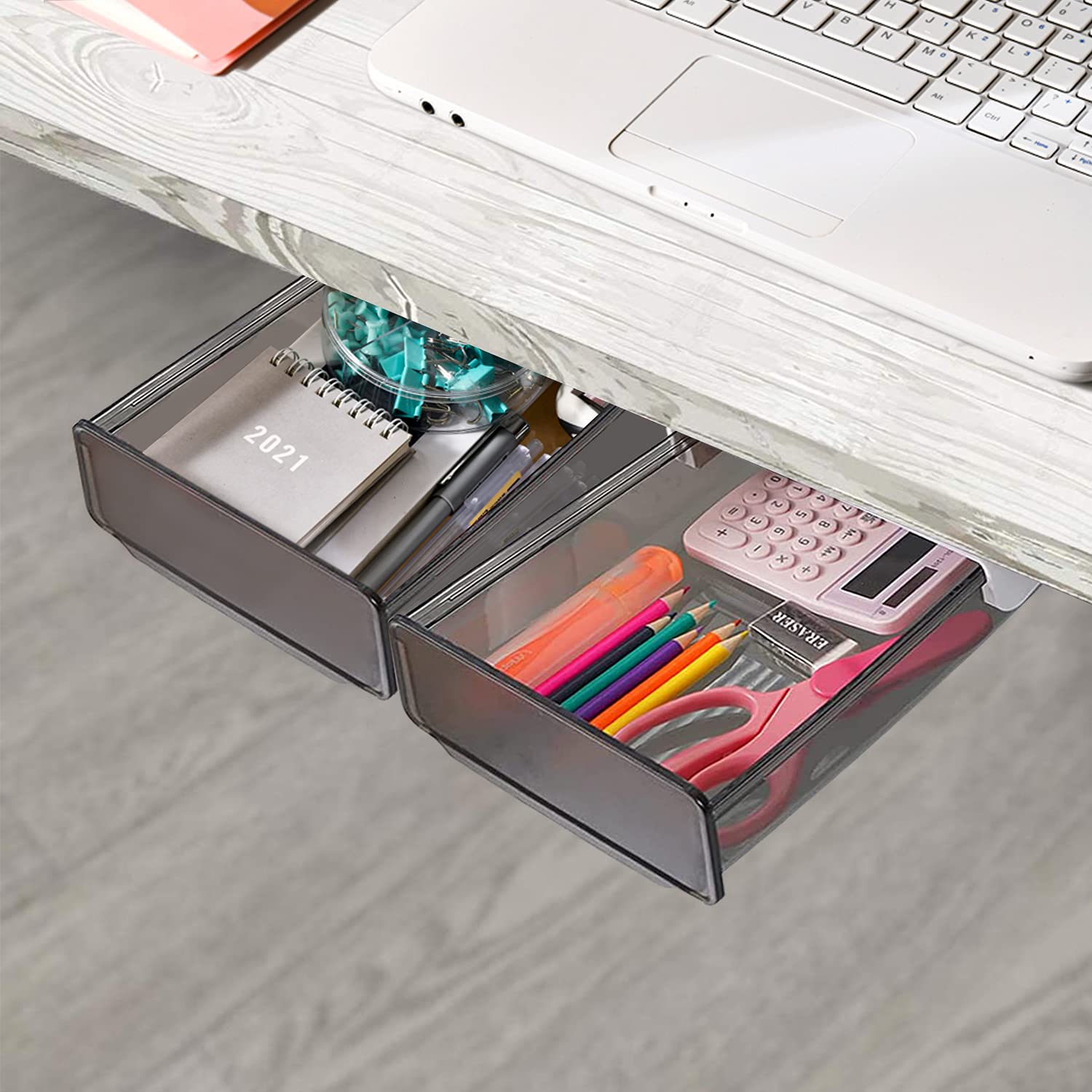 Under Desk Drawer Organizer
