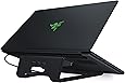 Razer Laptop Stand Chroma: Customizable Chroma RGB Lighting - Ergonomic Design - Anodized Aluminum Construction - 3X Port USB 3.0 Hub - Matte Black