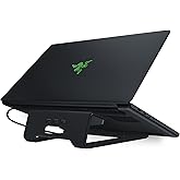 Razer Laptop Stand Chroma: 3-Port USB 3.0 Hub - Ergonomic Design - Anodized Aluminum Construction - Customizable Chroma RGB L