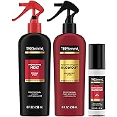 TRESemm&eacute; Blowout Heat Protectant Spray, Serum &amp; Styling Spray Trio | Helps Protect Hair from Heat While Smoothing Frizz and Adding Lasting Shine