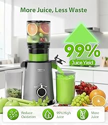 Cold Press Juicer, ECOSELF Juicer Machines with