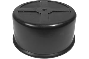 Allstar Performance Carburetor Cover, 2.5 in Tall, Plastic, Black, 5-1/8 in Flange, Each