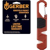 Gerber Edgefield Knife Sharpener, Dual Grit, Camping, Portable, Burnt Orange