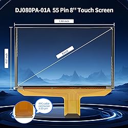 Touch Screen Replacement Digitizer DJ080PA-01A Fit