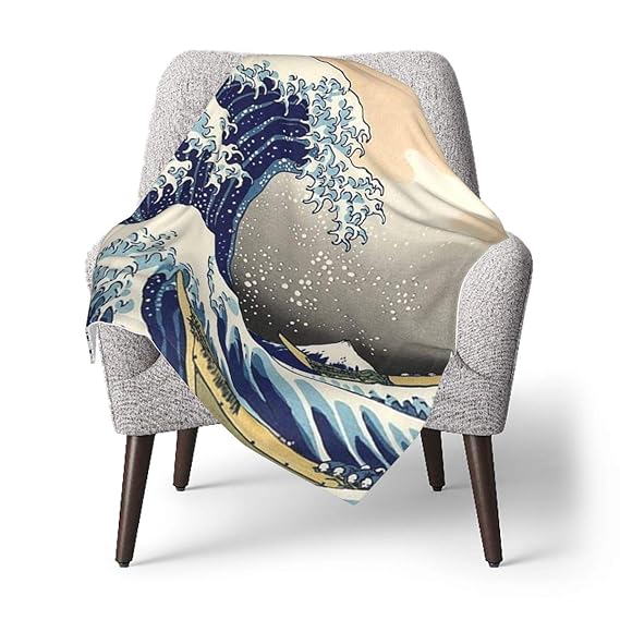 Amazon.com: Japanese Wave Baby Blanket Small Size Blankets Lightweight