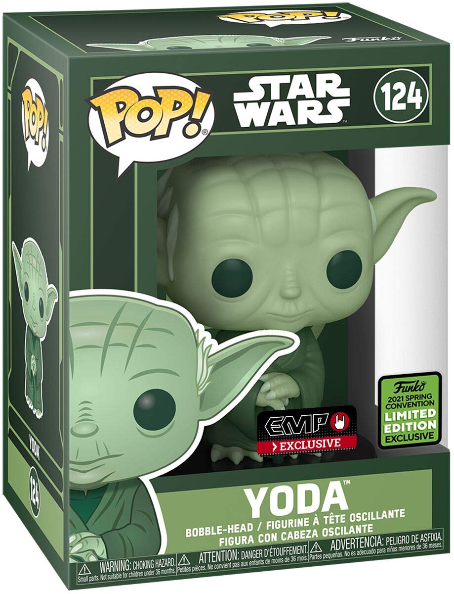 Funko Star Wars - Pop Vinyl Figure 124 Yoda (Green Deco) 9cm