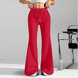 Flared Sweatpants Woman,Womens Wide Leg