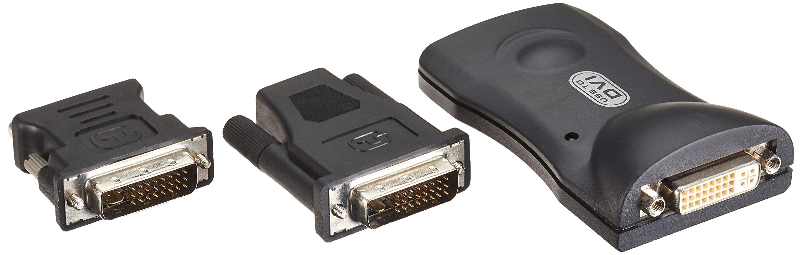 PremiumCord USB 2.0 Adapter for DVI + VGA (6 Monitors) with High Resolution