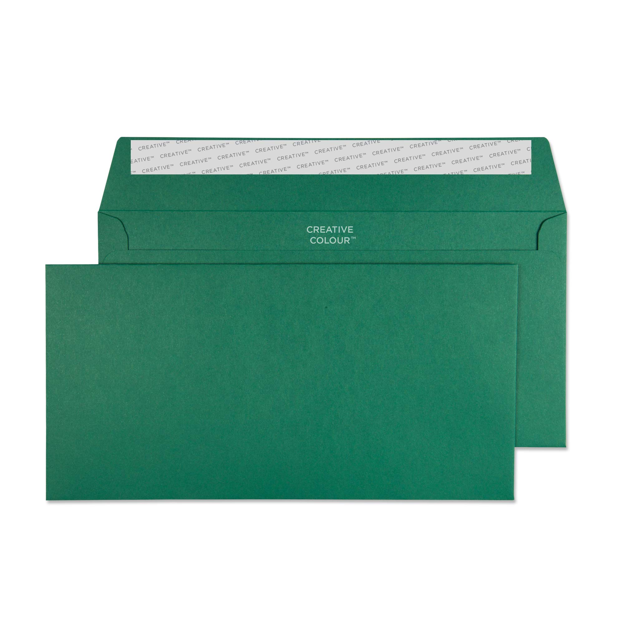 Blake Creative Colour DL+ 114 x 229 mm 120 gsm Peel & Seal Wallet Envelopes (25221) British Racing Green - Pack of 25 โ image 1
