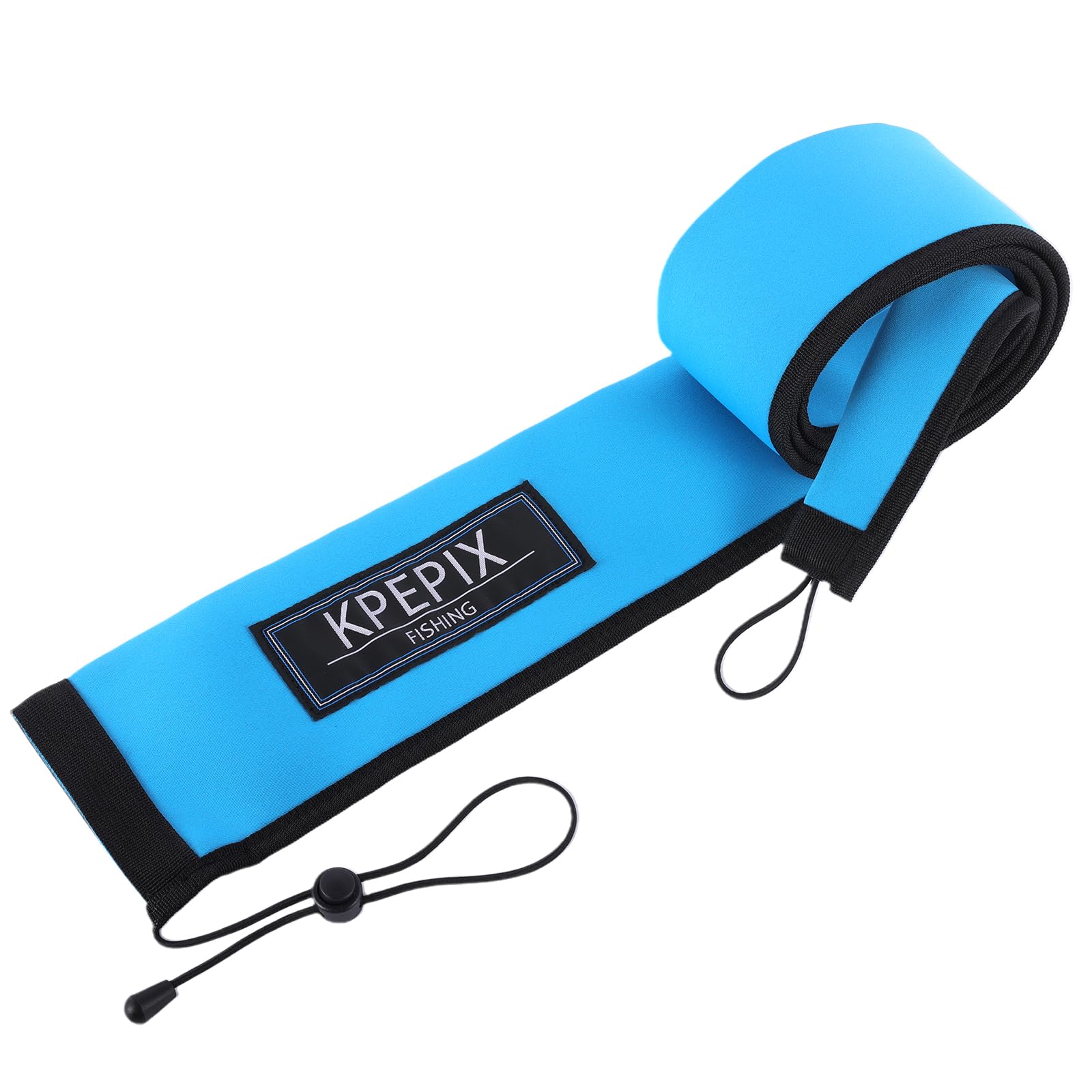 Photo 1 of KPEPIX Neoprene Fishing Rod Sleeve for Casting, Trolling, Spinning Rods – Lightproof & Puncture Resistant Rod Cover – Fishing Pole Protective Case for Storage & Transportation(Blue, M)