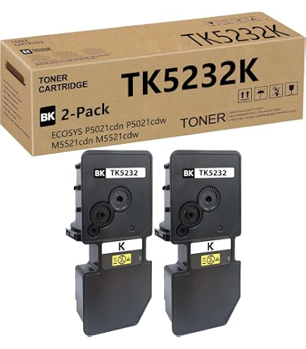 Amazon.com: KYOCERA TK-5232K Black Toner Cartridge for P5021cdw