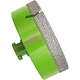 FACHLICH Diamond Core Drill Bit - 4-1/2" Tile Hole Saw 115mm for Porcelain Tile Granite Marble Masonry