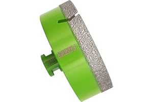 FACHLICH Diamond Core Drill Bit - 4-1/2" Tile Hole Saw 115mm for Porcelain Tile Granite Marble Masonry