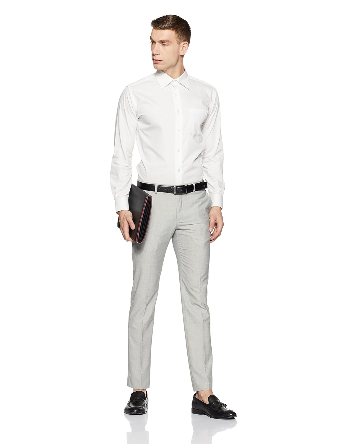 blackberrys men's skinny fit formal trousers