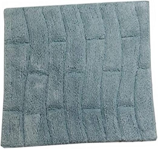 Amazon Com Castle Hill London Non Slip Bathroom Rug 21 X 34 Light Blue Home Kitchen