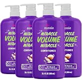 Aussie Miracle Volume Conditioner, Paraben-Free, Volumizing, 30.4 oz, 4-pack