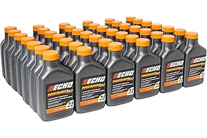 Echo Products 6450025G Power Blend Gold Oil Mix 50:1 for 2-stroke/2cycle Outdoor Power Equipment, High-Performance Semi-Synthetic, Low Smoke Emission 6.4 fl oz (48 Pack)