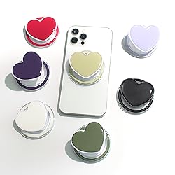 On The Grip Magnetic Cute Solid Macaron Color Heart