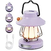 HOMY Snail Camping Lantern for Kids Rechargeable Portable Night Light with 3 Colors & Dimmable, Outdoor Camping Gear, Indoor Bedroom Tent Nightlight Gift for Toddlers