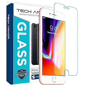 Tech Armor Ballistic Glass - screen protectors (Apple, Tempered glass, Transparent, Mobile phone/Smartphone, iPhone 6)