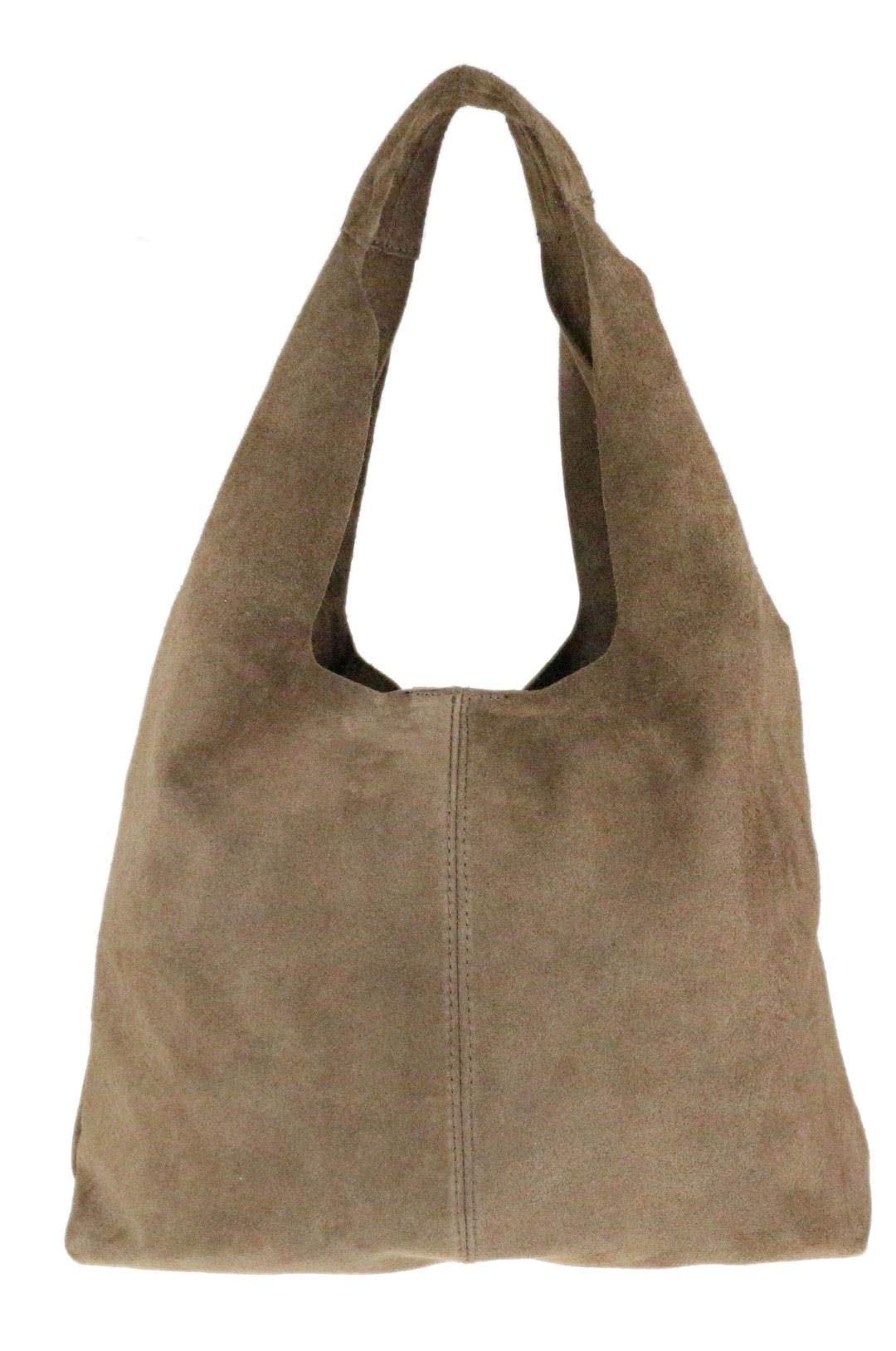Girly Handbags Womens Plain Open Shoulder Bag - Khaki