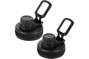 HYDRO2GO Spout Lid for Hydro Flask Wide Mouth 12, 18, 32, 40, 64 OZ Water Bottles, Chug Lid for Hydro flask with Easy Carry Handle, Replacement Lid for Most Sports Water Bottles