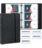 business card binder amazon Amazon.com: ZUFECY Business Card Organizer Business Card Holder Book, Portable Business Card Binder File Sleeve Storage, Business Card Holders,120 Cards : Office Products