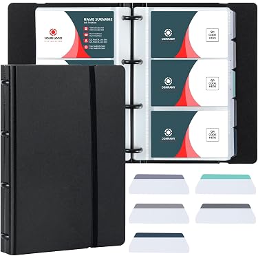 business card binder amazon Office Depot Brand Pages 8 12 x 11 Clear Pack Of 25 Made of durable clear plastic for see Avery Clear Business Card Organizer