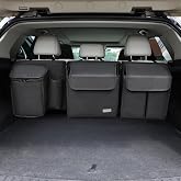 Trunk Organizer, Backseat Hanging with Cooler for Medium & Large SUV, RV | 3 Detachable Storage Modules, Built-in Cooler for 