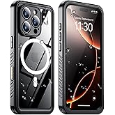 2025 New Designed for iPhone 16 Pro Max Case Waterproof, [Compatible With MagSafe][Built-in Screen & Camera Protector][Full Body Shockproof][IP68 Underwater][Dustproof][Dropproof] Phone Case 6.9"