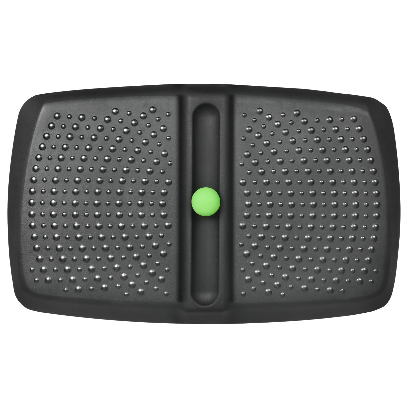 1 inch Thick Anti Fatigue Kitchen Mat Standing Mat with Massage Ball, Non Slip Standing Desk Mat with Massage Point, Multi-Purpose Comfort Floor Mat for Feet, Office, Home (Black, 17