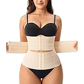 Gotoly Waist Trainer for Women Corset Shapewear Tummy Control Faja Body Shaper Postpartum Segmented Waist Cincher