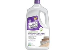 Quick Shine Hardwood Floor Cleaner 64oz | Use in Spray & Vac Mops | Removes Dirt & Scuff Marks | Ready-to-Use, Streak Free, No Rinse | Safer Choice Cleaner |Perfect for Gentle and Effective Cleaning