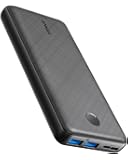 Anker PowerCore Essential 20000 Portable Charger, 20000mAh Power Bank with PowerIQ Technology and USB-C Input, High-Capacity External Battery Compatible with iPhone, Samsung, iPad, and More.