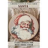 Cross stitch patterns Christmas Santa: Easy Designs for Hand Cross Stitch