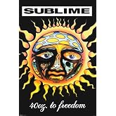 Pyramid America Sublime 40 Oz to Freedom Album Cover Posters - Vibrant Band Poster With Iconic Modern Wall Art - 24x36 Inches For Aesthetic Room Decor