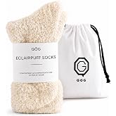QOG Fuzzy Socks for Women and Men, Cozy Cloud Socks, Soft Fluffy Gift | Ultra-Soft Fuzzy Socks for Cozy Comfort; Fabric Gift Bag and Scented Card Included; Ready to Gift or Keep for Yourself